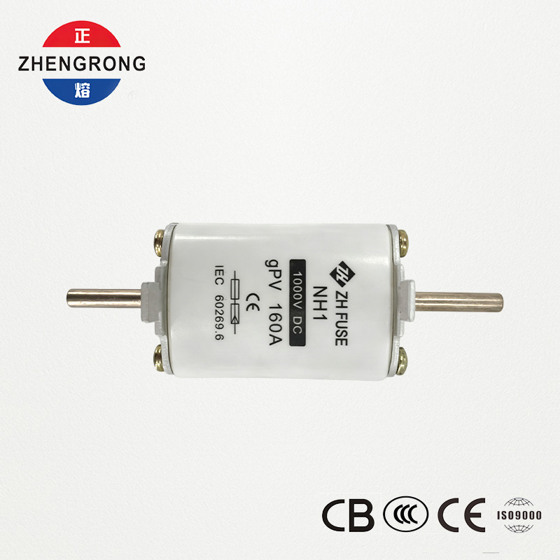 PV DC запобіжник NH1 160A 1000V | CE & IEC 60269.6 Схвалено для сонячних батарей