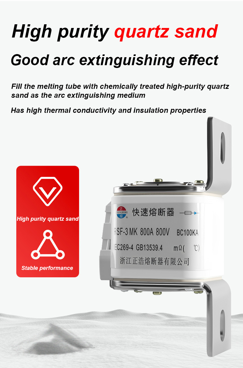 Запобіжники RSF-3MK 800V-800A BC100KA