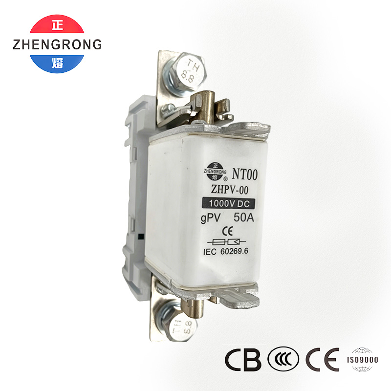 ZHPV-00 50A 1000V DC Фотоелектричний захисний запобіжник - Сертифікат CE