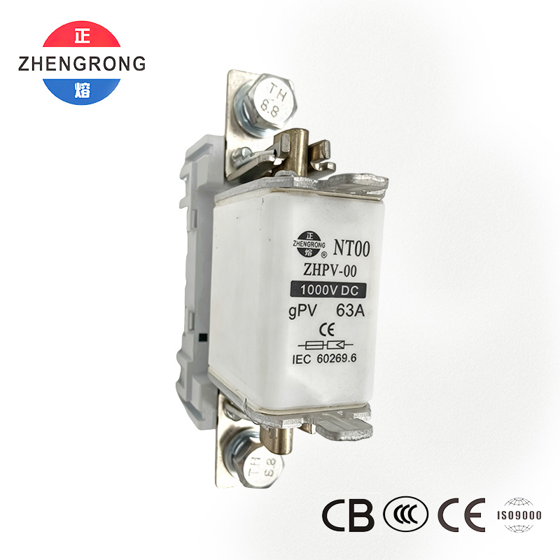ZHPV-00 63A 1000V DC Фотоелектричний захисний запобіжник - Сертифікат CE